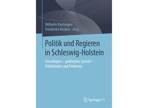 9783658257477 - Politik und Regieren in Schleswig-Holstein Kartoniert (TB)