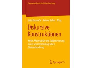 9783658257989 - Theorie und Praxis der Diskursforschung   Diskursive Konstruktionen Kartoniert (TB)