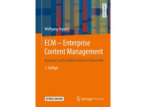 9783658259228 - ECM - Enterprise Content Management - Wolfgang Riggert Kartoniert (TB)