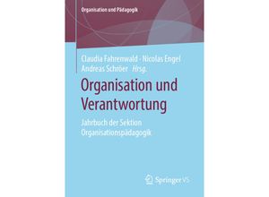 9783658262471 - Organisation und Verantwortung Kartoniert (TB)