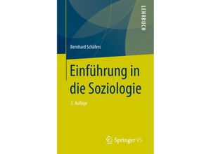 9783658263614 - Einführung in die Soziologie - Bernhard Schäfers Kartoniert (TB)