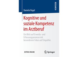 9783658263799 - Kognitive und soziale Kompetenz im Arztberuf - Daniela Vogel Kartoniert (TB)