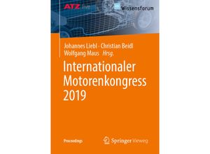 9783658265274 - Proceedings   Internationaler Motorenkongress 2019 Kartoniert (TB)