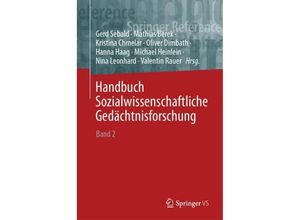 9783658265557 - Handbuch Sozialwissenschaftliche Gedächtnisforschung  Bd2 Gebunden