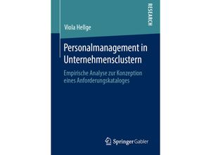 9783658266899 - Personalmanagement in Unternehmensclustern - Viola Hellge Kartoniert (TB)