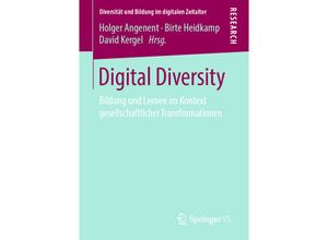 9783658267520 - Diversität und Bildung im digitalen Zeitalter   Digital Diversity Kartoniert (TB)