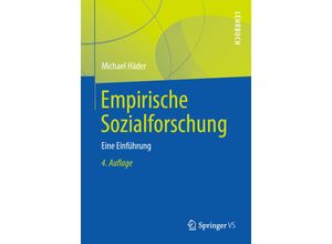 9783658269852 - Empirische Sozialforschung - Michael Häder Kartoniert (TB)