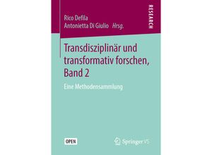 9783658271343 - Transdisziplinär und transformativ forschenBd2 Kartoniert (TB)