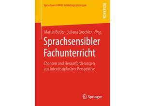 9783658271671 - Sprachsensibilität in Bildungsprozessen   Sprachsensibler Fachunterricht Kartoniert (TB)