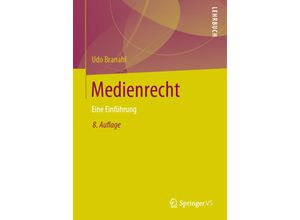 9783658273804 - Medienrecht - Udo Branahl Kartoniert (TB)