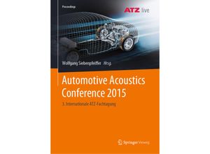 9783658276478 - Proceedings   Automotive Acoustics Conference 2015 Kartoniert (TB)