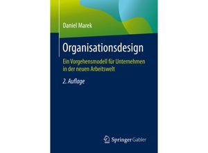 9783658276720 - Organisationsdesign - Daniel Marek Kartoniert (TB)