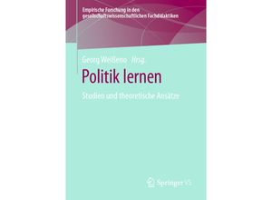 9783658278953 - Empirische Forschung in den gesellschaftswissenschaftlichen Fachdidaktiken   Politik lernen Kartoniert (TB)