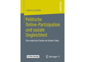 9783658281533 - Politische Online-Partizipation und soziale Ungleichheit - Sabrina Schöttle Kartoniert (TB)