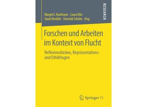 9783658283797 - Forschen und Arbeiten im Kontext von Flucht Kartoniert (TB)