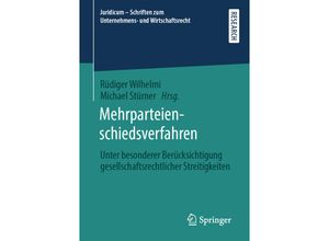 9783658283834 - Juridicum - Schriften zum Unternehmens- und Wirtschaftsrecht   Mehrparteienschiedsverfahren Kartoniert (TB)