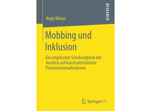 9783658283933 - Mobbing und Inklusion - Nady Mirian Kartoniert (TB)