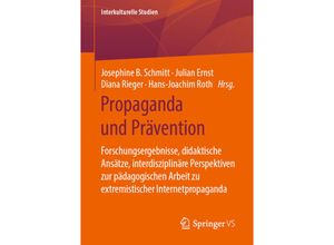 9783658285371 - Interkulturelle Studien   Propaganda und Prävention Kartoniert (TB)