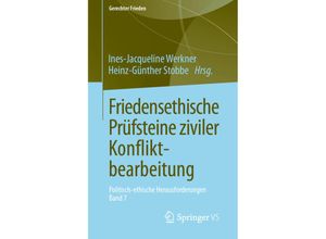 9783658286408 - Gerechter Frieden   Friedensethische Prüfsteine ziviler Konfliktbearbeitung Kartoniert (TB)