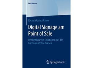 9783658290023 - BestMasters   Digital Signage am Point of Sale - Ricarda Carina Rainer Kartoniert (TB)