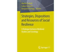 9783658290580 - Strategies Dispositions and Resources of Social Resilience Kartoniert (TB)