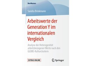 9783658292348 - BestMasters   Arbeitswerte der Generation Y im internationalen Vergleich - Sandra Brinkmann Kartoniert (TB)