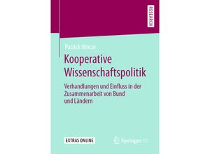 9783658292409 - Kooperative Wissenschaftspolitik - Patrick Hintze Kartoniert (TB)