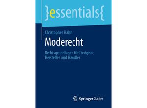 9783658295134 - Essentials   Moderecht - Christopher Hahn Kartoniert (TB)