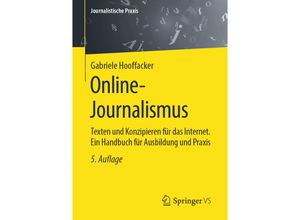 9783658296636 - Journalistische Praxis   Online-Journalismus - Gabriele Hooffacker Kartoniert (TB)