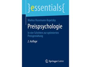 9783658296650 - Essentials   Preispsychologie - Markus Husemann-Kopetzky Kartoniert (TB)