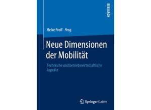 9783658297459 - Neue Dimensionen der Mobilität Kartoniert (TB)