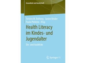 9783658298159 - Gesundheit und Gesellschaft   Health Literacy im Kindes- und Jugendalter Kartoniert (TB)