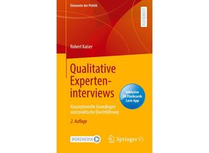 9783658302542 - Qualitative Experteninterviews m 1 Buch m 1 E-Book - Robert Kaiser Kartoniert (TB) 9783658302542 - Qualitative Experteninterviews m 1 Buch m 1 E-Book - Robert Kaiser Kartoniert (TB)