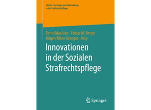 9783658303280 - Edition Forschung und Entwicklung in der Strafrechtspflege   Innovationen in der Sozialen Strafrechtspflege Kartoniert (TB)