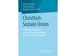 9783658307301 - Christlich-Soziale Union Kartoniert (TB)