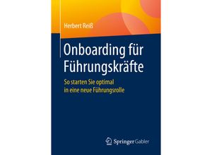 9783658309848 - Onboarding für Führungskräfte   - Herbert Reiß Kartoniert (TB)