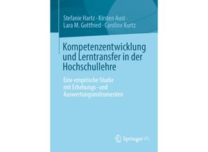 9783658310615 - Kompetenzentwicklung und Lerntransfer in der Hochschullehre - Stefanie Hartz Kirsten Aust Lara M Gottfried Caroline Kurtz Kartoniert (TB)