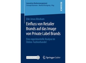 9783658318604 - Innovatives Markenmanagement   Einfluss von Retailer Brands auf das Image von Private Label Brands - Eike Jonas Abraham Kartoniert (TB)