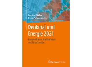 9783658322472 - Denkmal und Energie 2021 Kartoniert (TB)