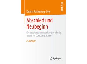 9783658322793 - Abschied und Neubeginn - Kathrin Rothenberg-Elder Kartoniert (TB)