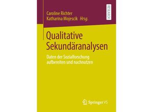 9783658328504 - Qualitative Sekundäranalysen Kartoniert (TB)