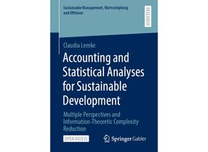 9783658332457 - Sustainable Management Wertschöpfung und Effizienz   Accounting and Statistical Analyses for Sustainable Development - Claudia Lemke Kartoniert (TB)