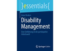 9783658333331 - Essentials   Disability Management - Anne Rosken Kartoniert (TB)