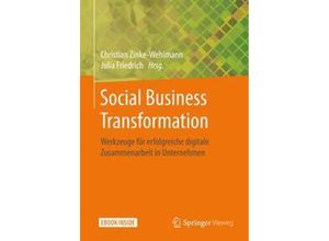 9783658333706 - Social Business Transformation m 1 Buch m 1 E-Book Kartoniert (TB)