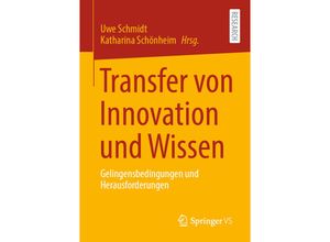 9783658336660 - Transfer von Innovation und Wissen Kartoniert (TB)