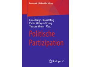 9783658339845 - Kommunale Politik und Verwaltung   Politische Partizipation Kartoniert (TB)