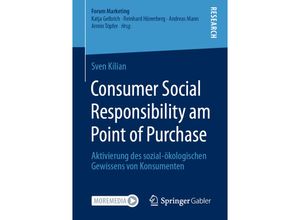 9783658342340 - Forum Marketing   Consumer Social Responsibility am Point of Purchase - Sven Kilian Kartoniert (TB)