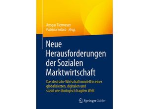 9783658345822 - Neue Herausforderungen der Sozialen Marktwirtschaft Kartoniert (TB)