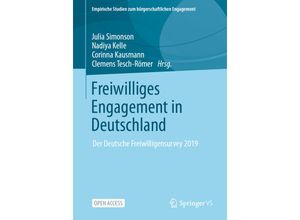 9783658353162 - Empirische Studien zum Bürgerschaftlichen Engagement   Freiwilliges Engagement in Deutschland Kartoniert (TB)