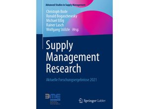 9783658354480 - Advanced Studies in Supply Management   Supply Management Research Kartoniert (TB)